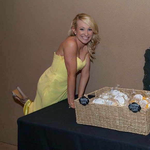 Canary Yellow Faviana Designer Dress - Picture 7 of 16